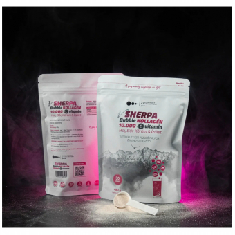 vSherpa Bubble Collagen sparkling drink powder